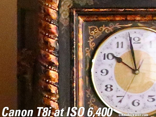 Canon T8i High ISO Performance Sample Image File