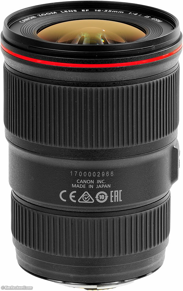 Lente Canon EF 16-35mm f/4 serie L IS USM