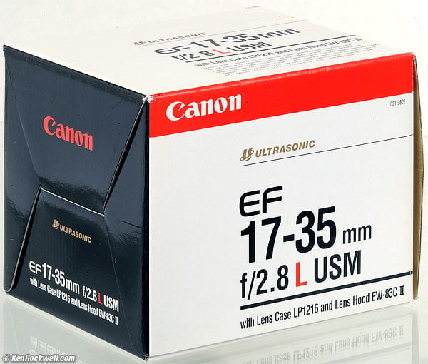 Box, Canon 17-35mm