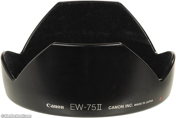 Canon EW-75II hood