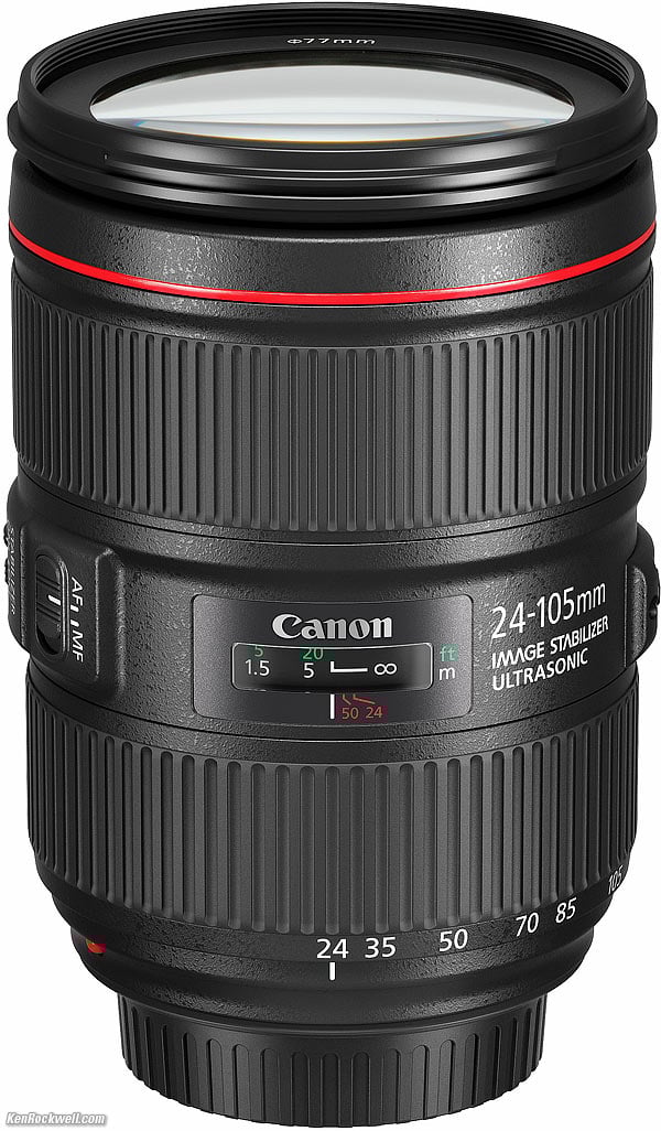 Amazon.com : Canon EF 24–105mm f/4L is II USM Lens (Renewed