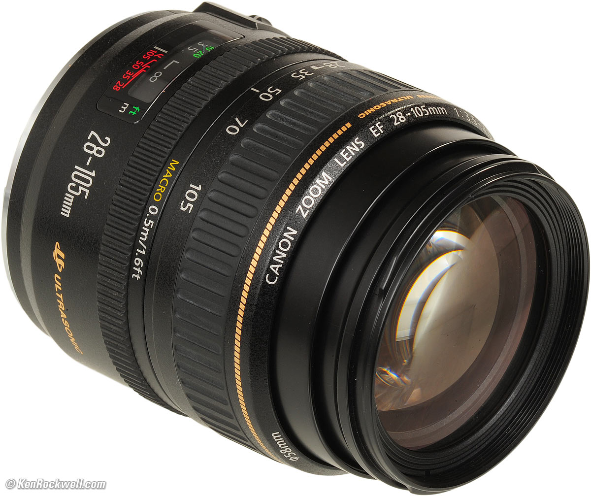 Canon EF 28-105mm for 3.5-4.5 USM Standard Zoom Lens for Canon SLR Cameras 