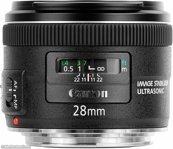 Canon 28mm f/2.8 IS