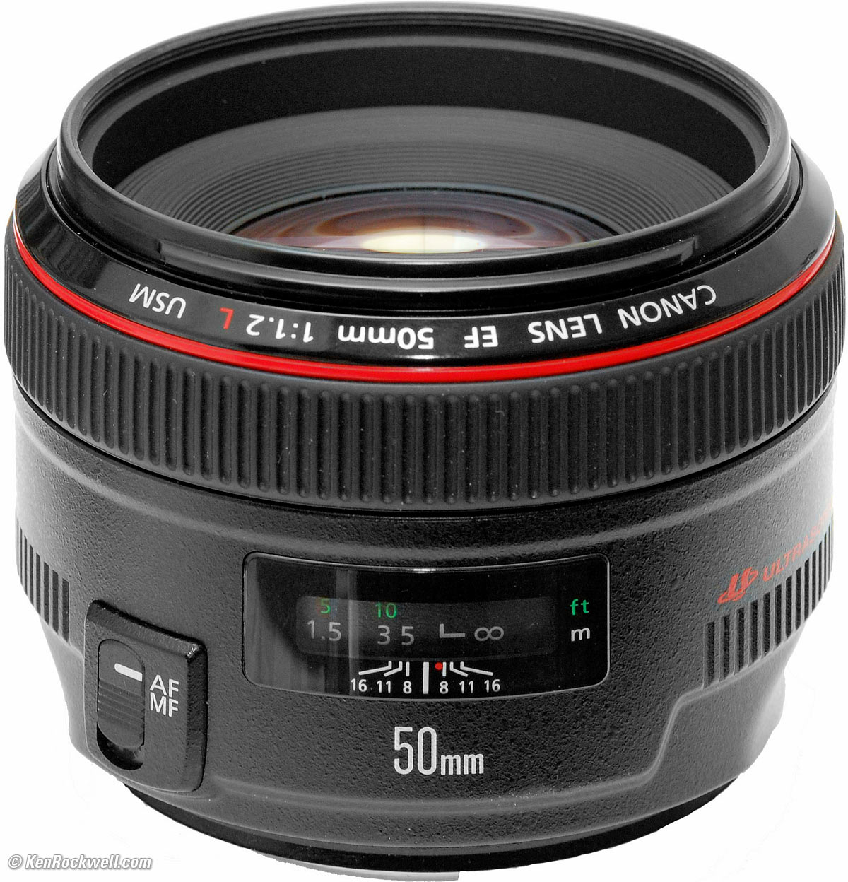 Macro Lens Canon EF 50mm f/1.2L USM 10x High Definition 2 Element Close-Up 