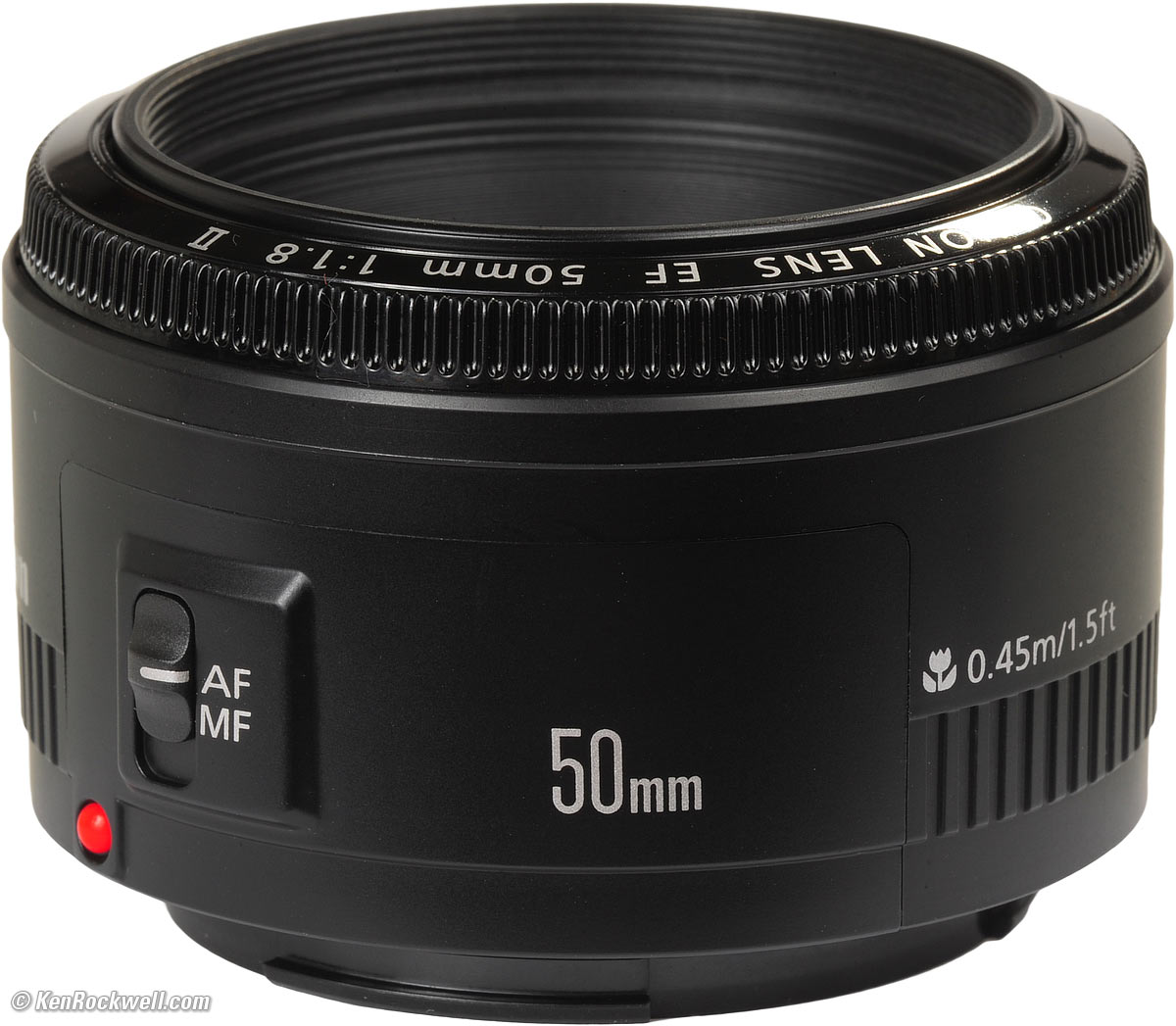 het internet wrijving systeem Canon EF 50mm f/1.8 II Review