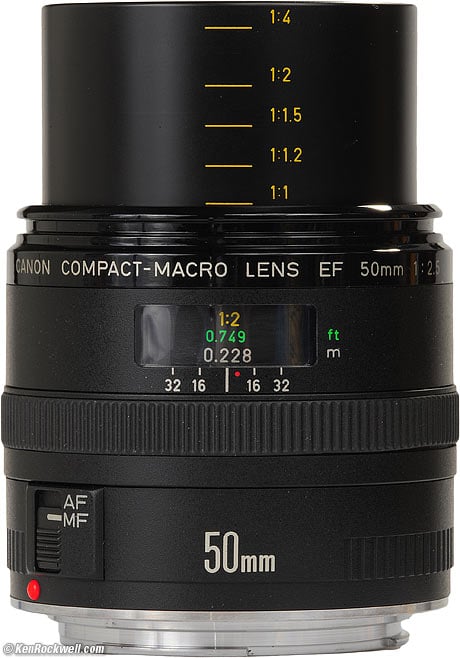 Canon 50mm f/2.5 Macro