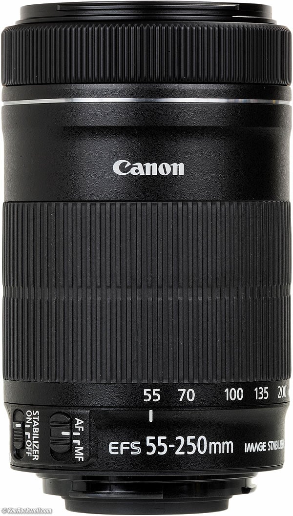 Canon EF-S 55-250 IS.