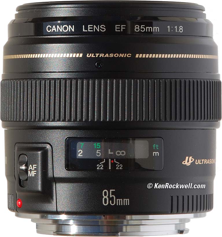 カメラ レンズ(単焦点) Canon 85mm f/1.8 Review