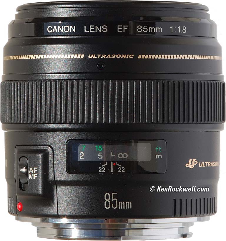 EF Canon 85mm f1.8