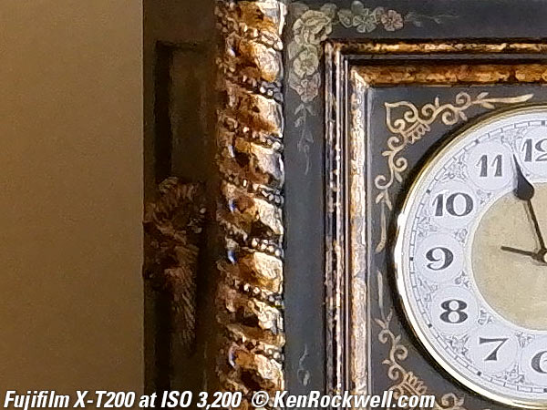 Fuji X-T200 High ISO Performance Sample Image File