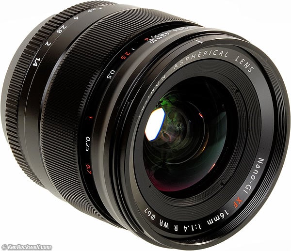 Fuji 16/1.4 front