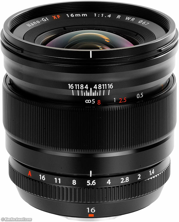Fuji 16mm f/1.4 R WR XF