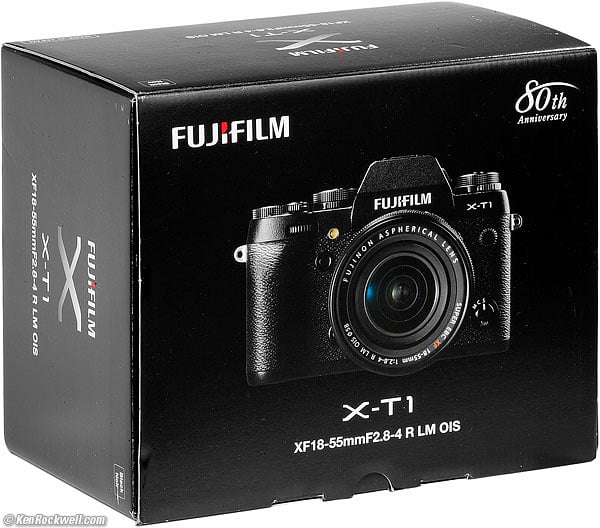 Fuji X-T1 box