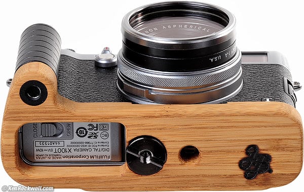 JB Camera Designs X100T bamboo grip