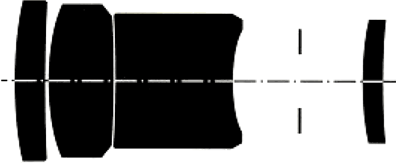 Hasselblad Zeiss Sonnar EF-M 250mm STM internal construction