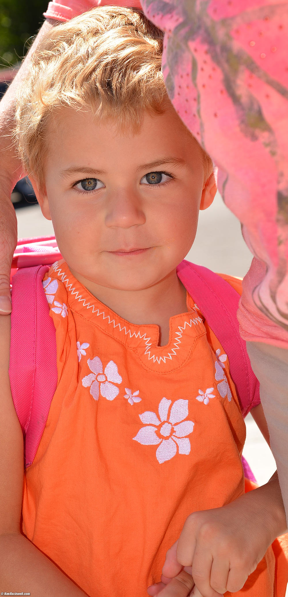 Katie off to school
