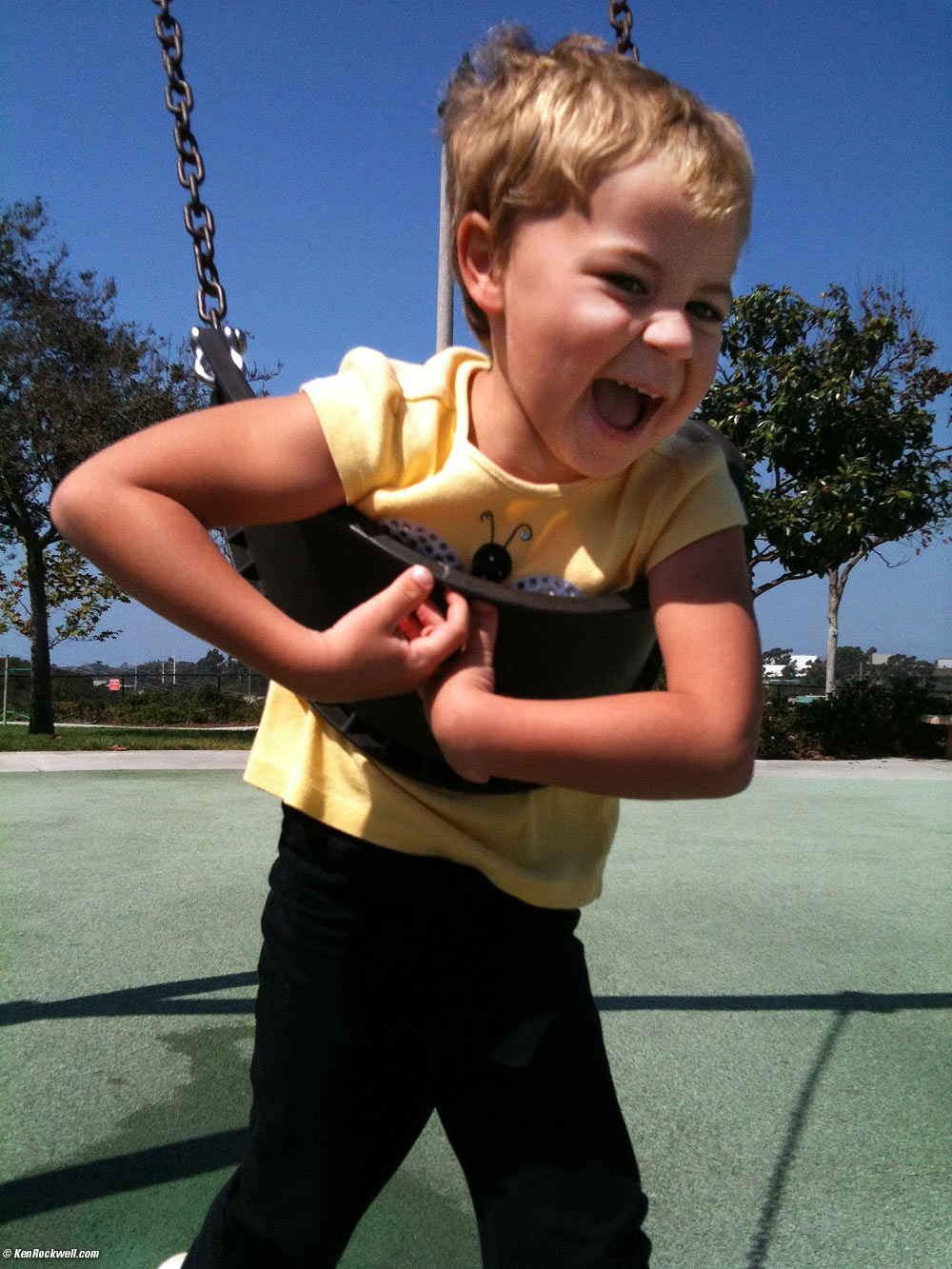 Katie on the swing