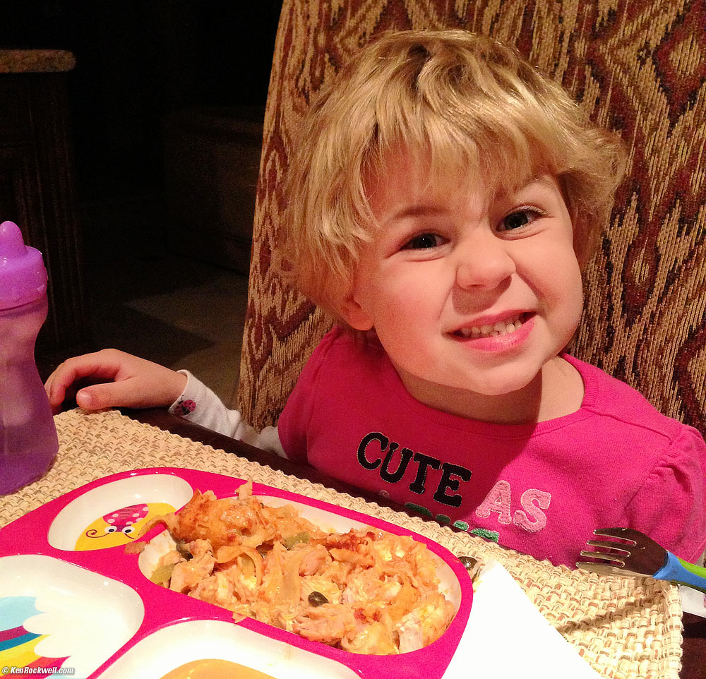 Katie at dinner