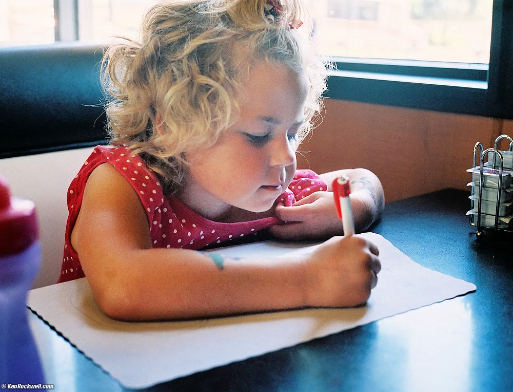 Katie drawing