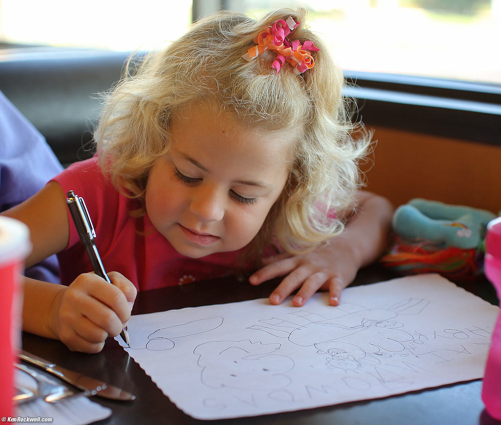 Katie draws at HOTG
