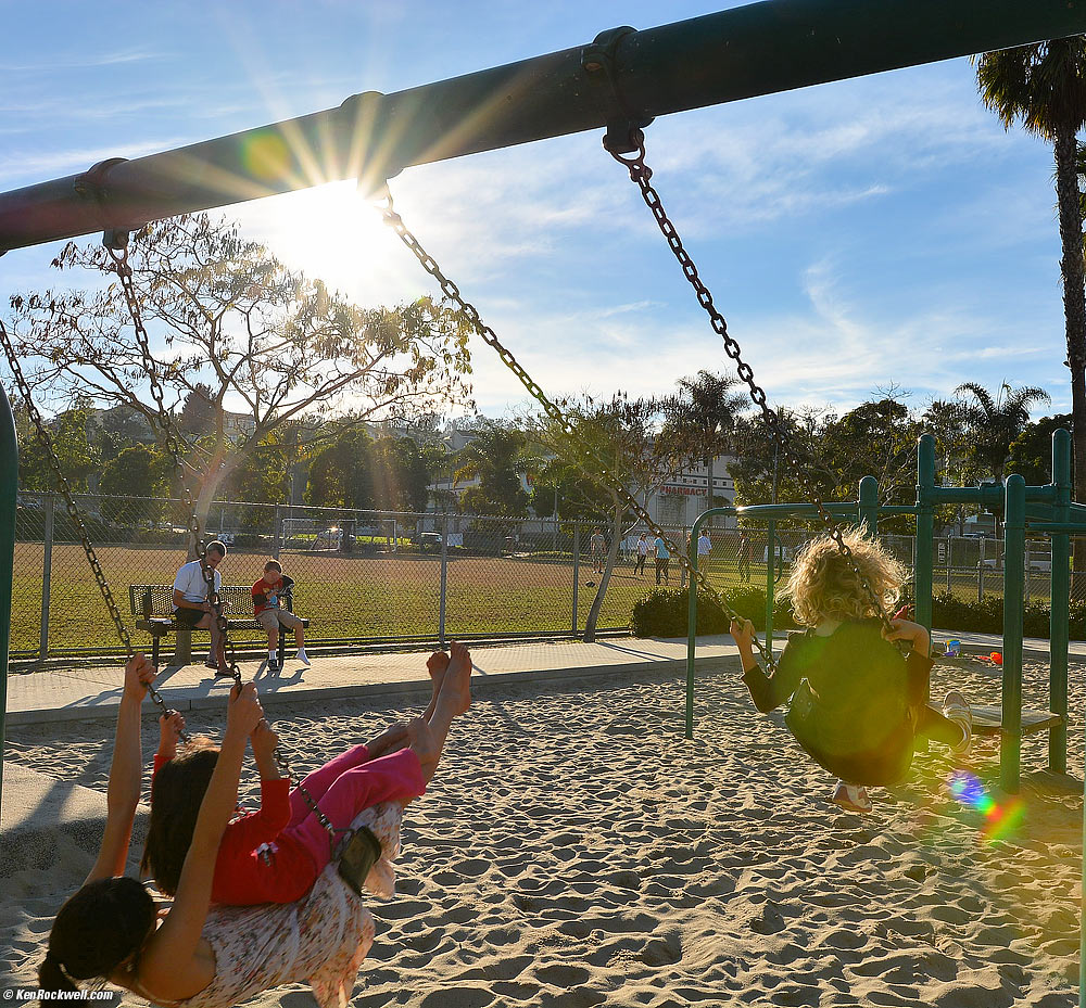 Katie swinging