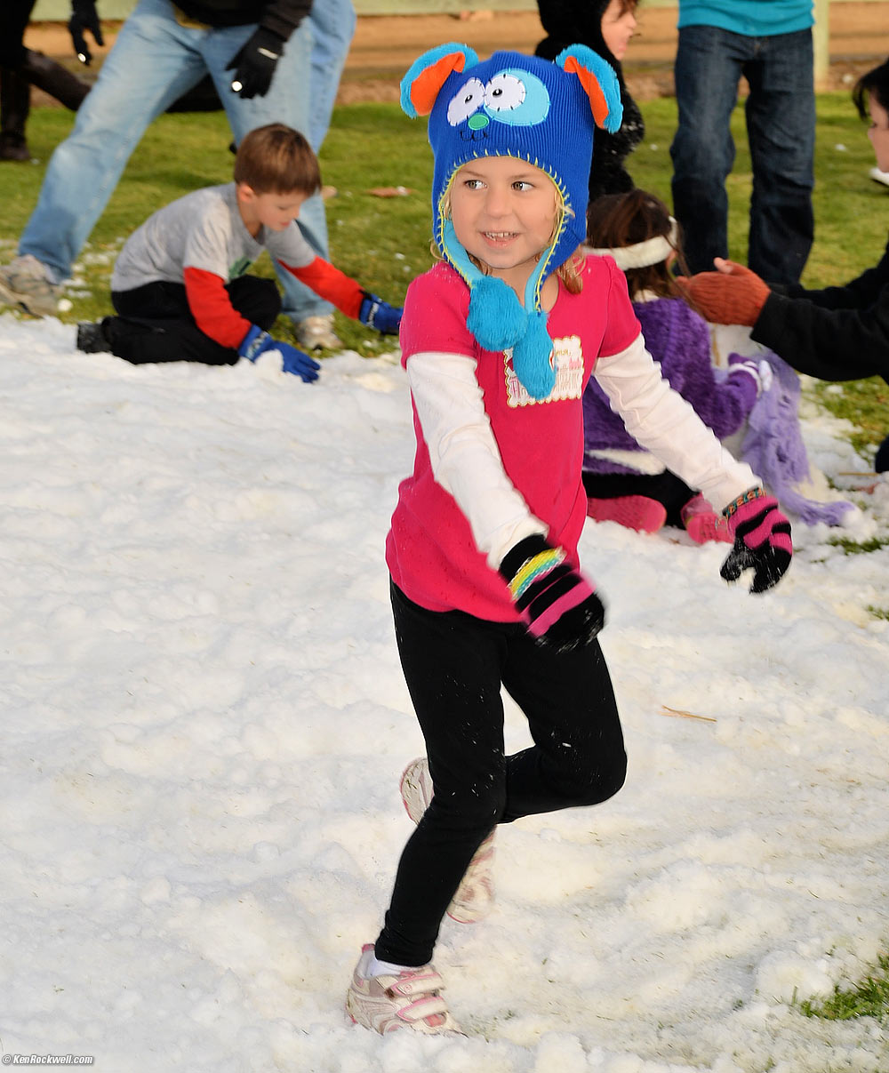 Katie in the snow.