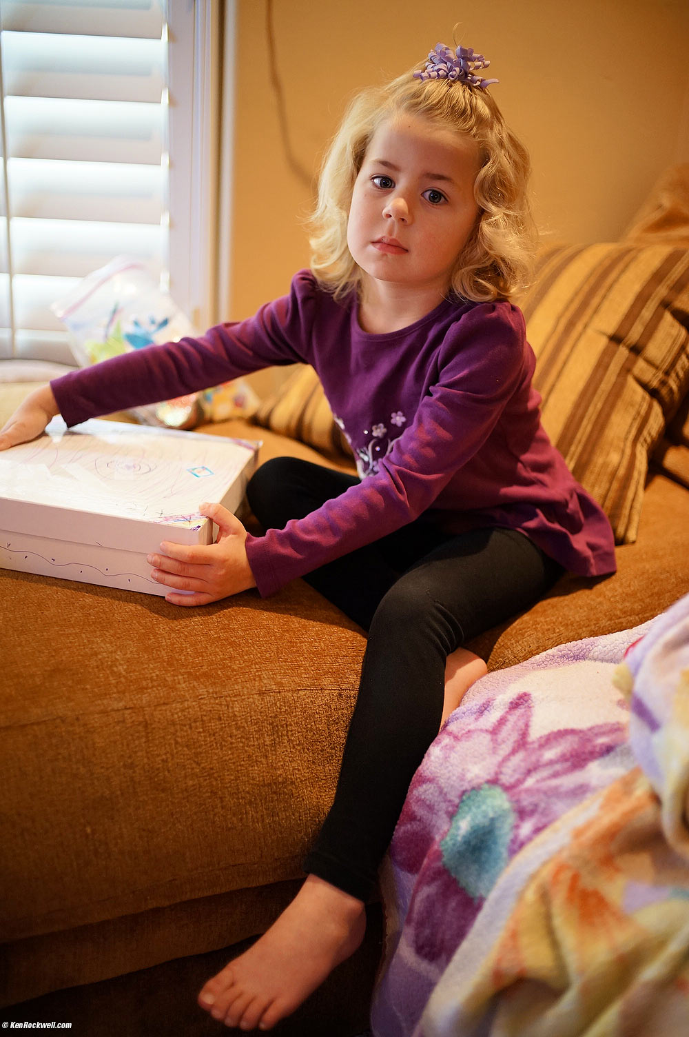 Katie before school.