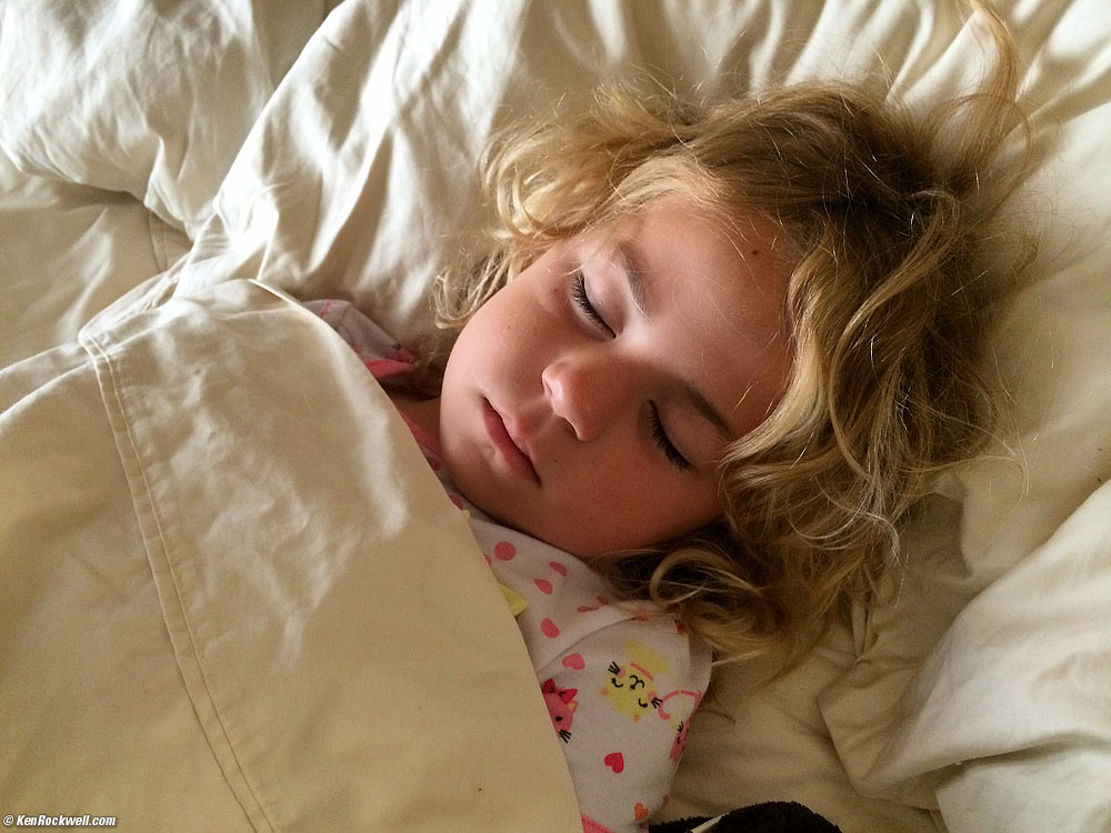 Katie sleeping