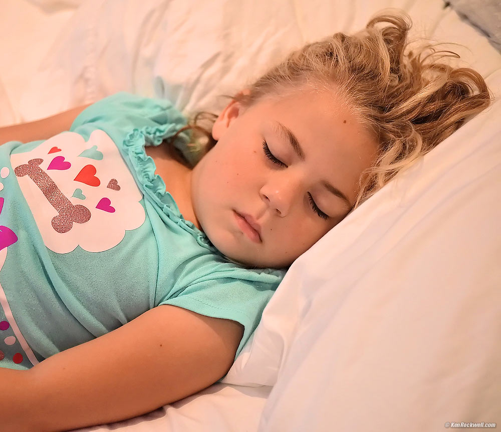 Katie sleeping