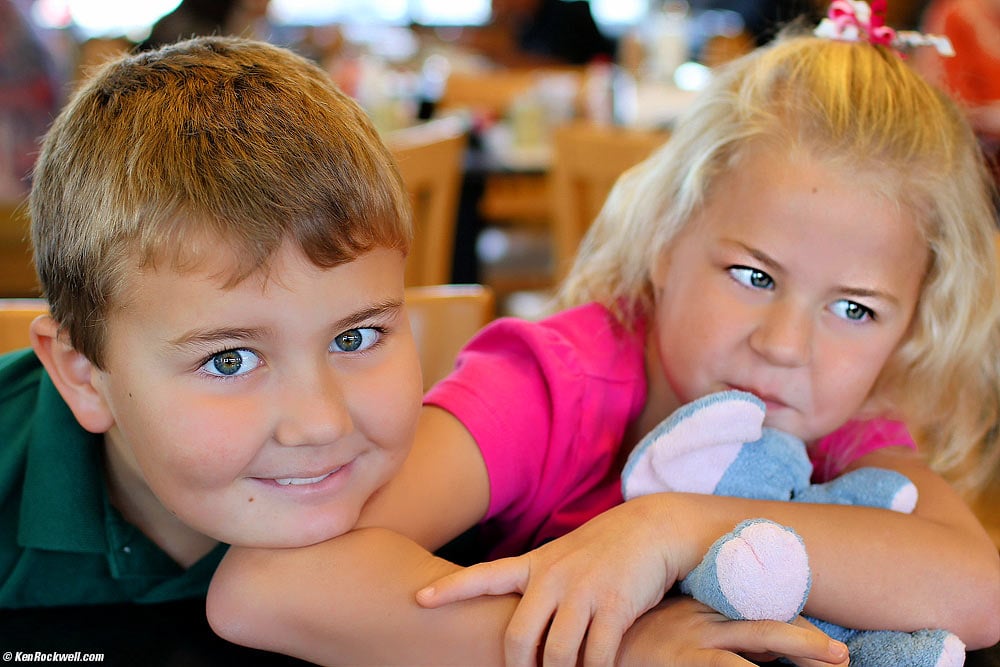 Ryan and Katie at breakfast at HOTG