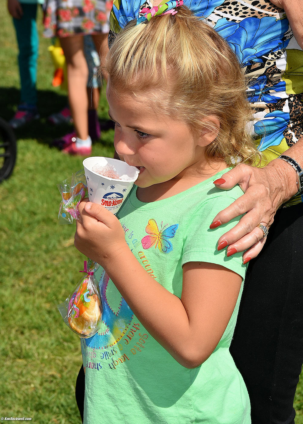 Noni got Katie a Sno-Cone