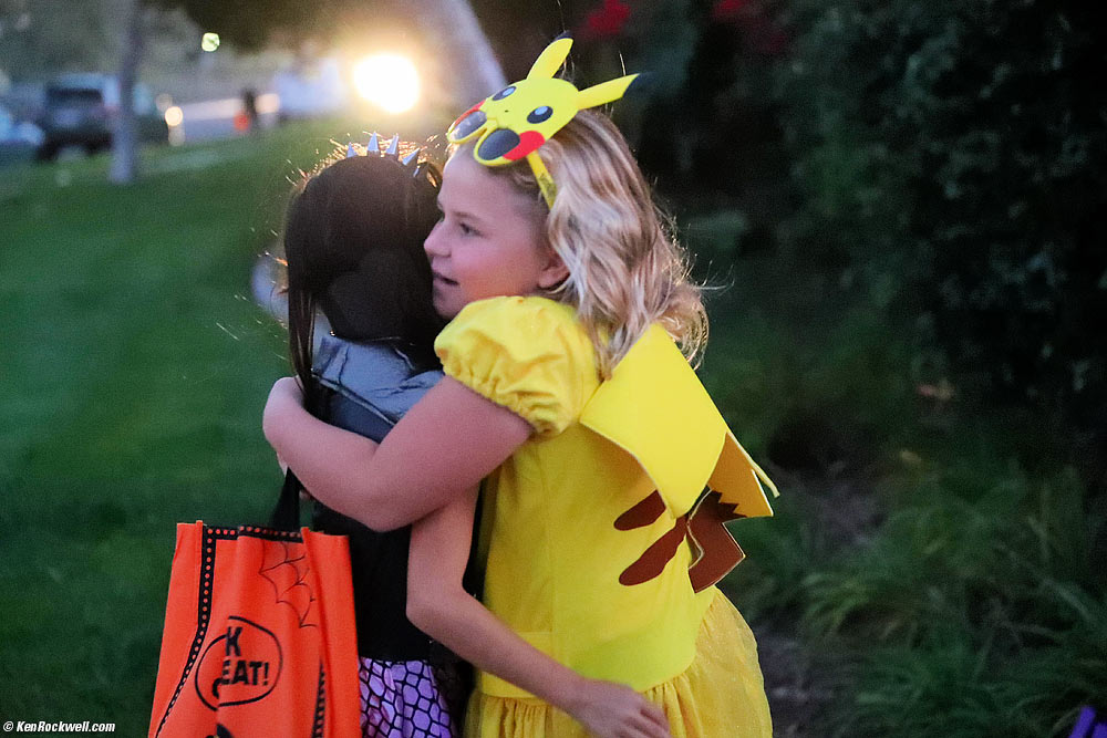Katie hugs Stella