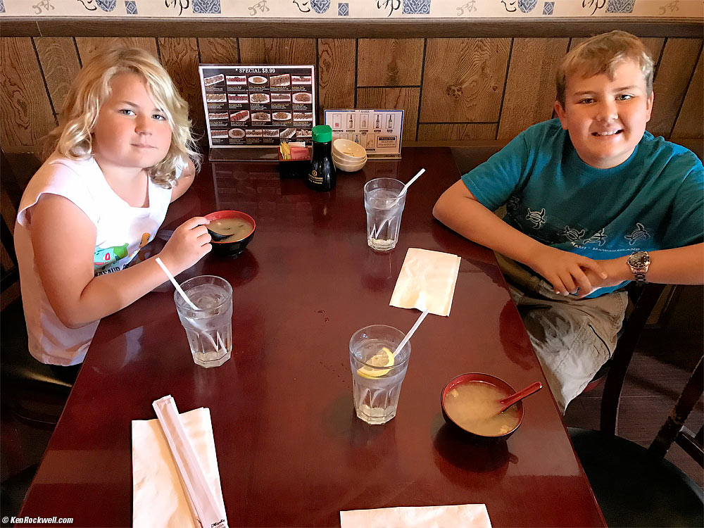 Katie and Ryan at Nori Sushi
