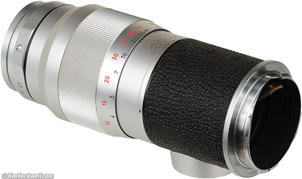 Leica Tele-Elmar 135mm F/4 – Monture Leica M – Argent – Téléobjectif – Occasion