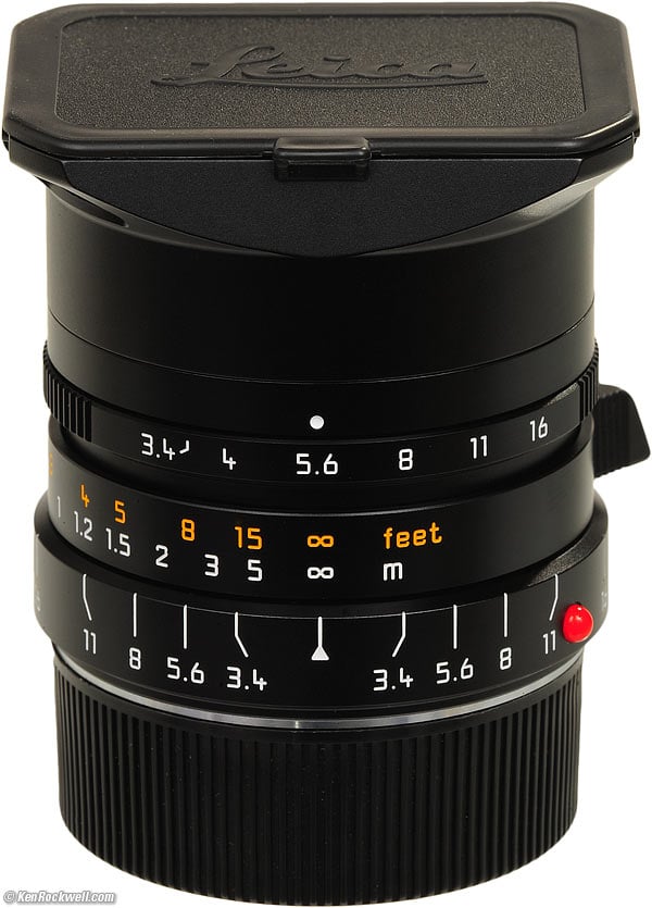 LEICA SUPER-ELMAR-M 21mm f/3.4 ASPH, capped