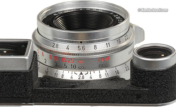 Leica 35mm f/2.8 Summaron Focus Scale
