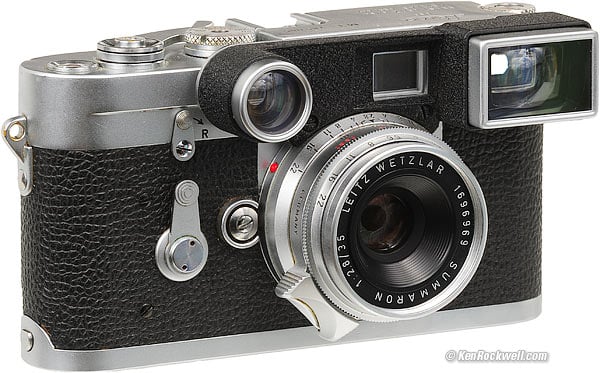Leica 35mm f/2.8 Summaron on an M3