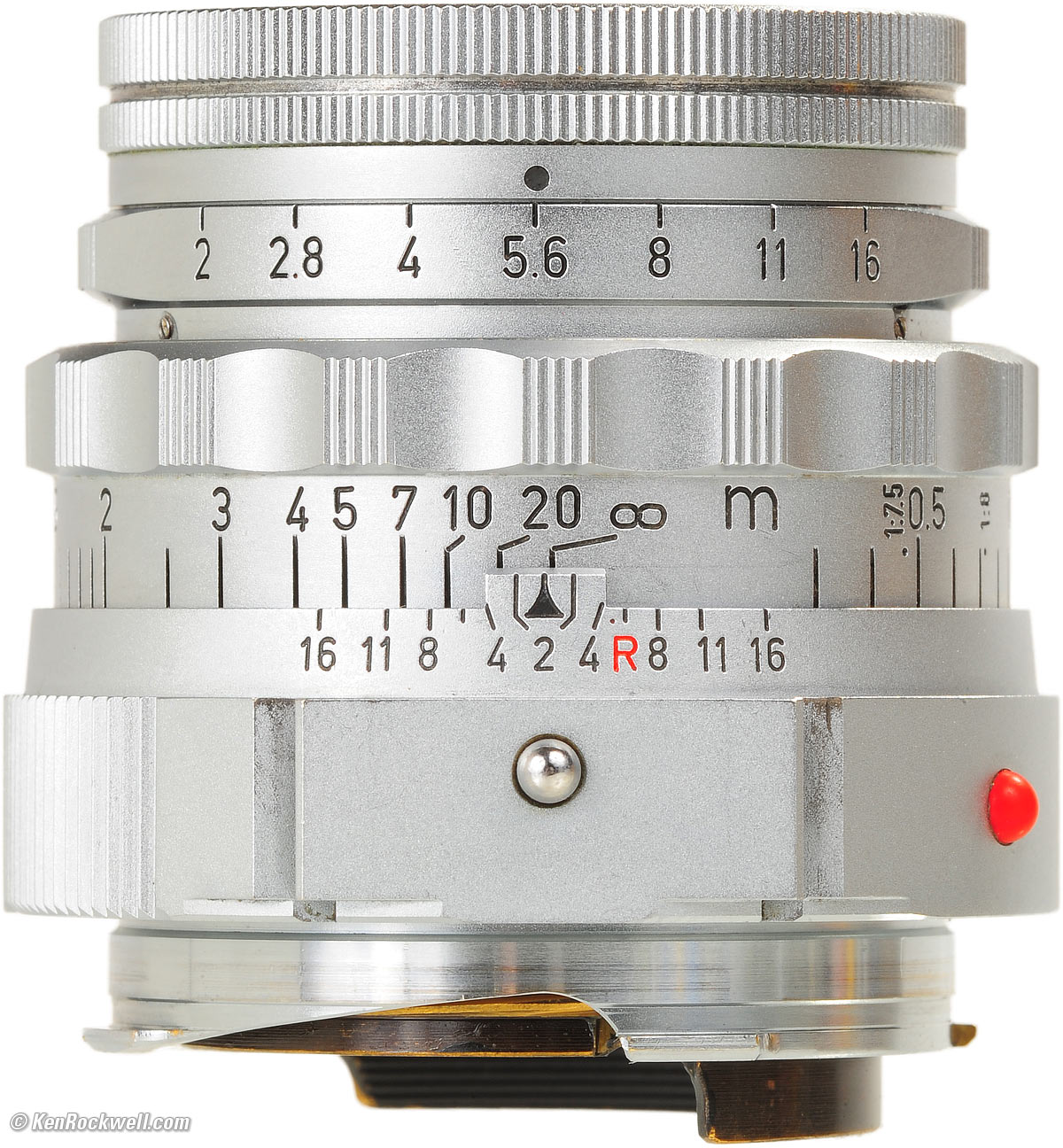 LEICA 50mm f/2 SUMMICRON with Near-Focusing Range (1956-1968)