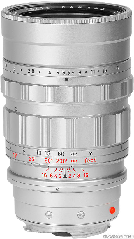 LEICA 90mm f/2 M