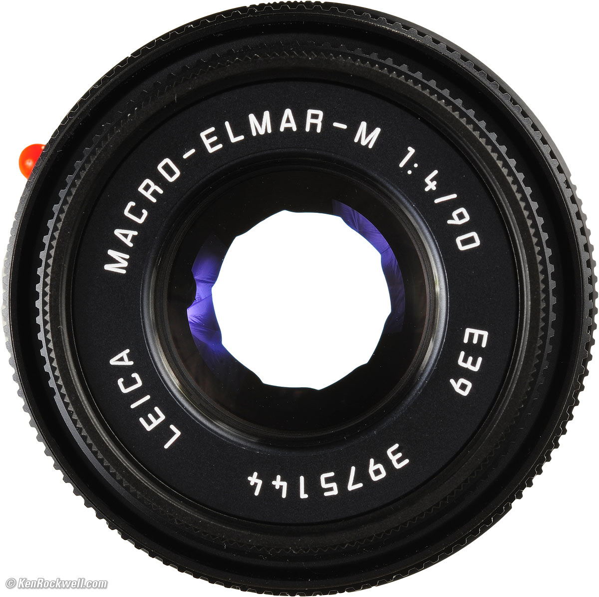 90MM F 4.0 Elmar M Series Lens Serial Number 1353184 with CASE 