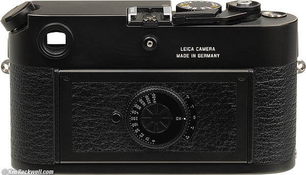 Leica M7 rear