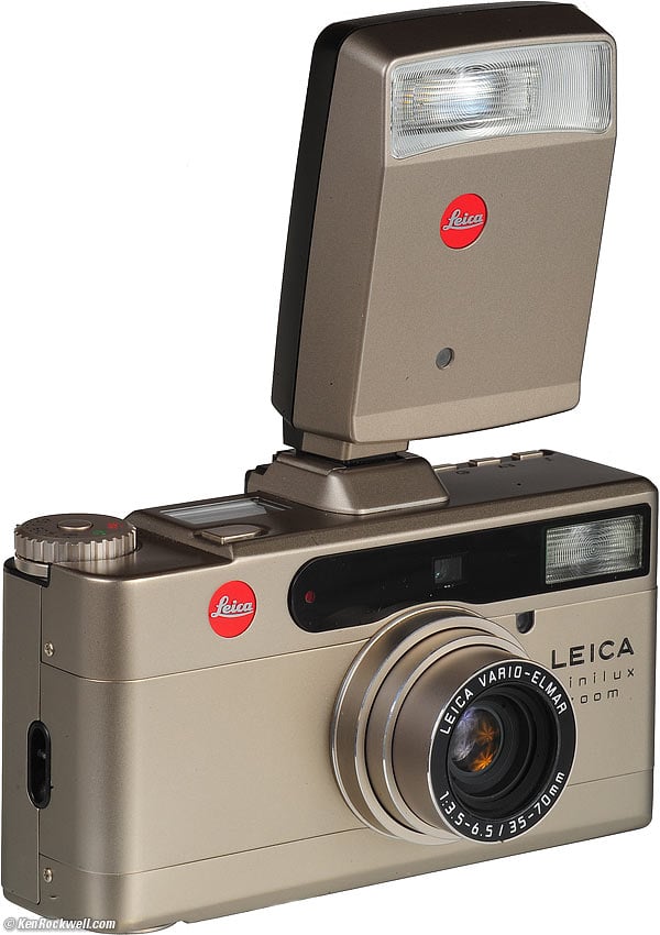 Leica Minilux Zoo with flash
