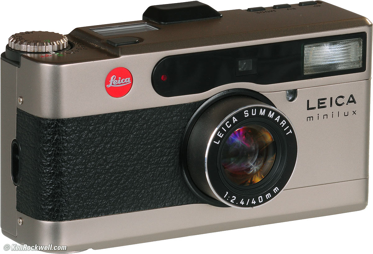 Mint Leica Leica Minilux Summarit 40mm F2.4 Point & Shoot Compact Caméra à Film 