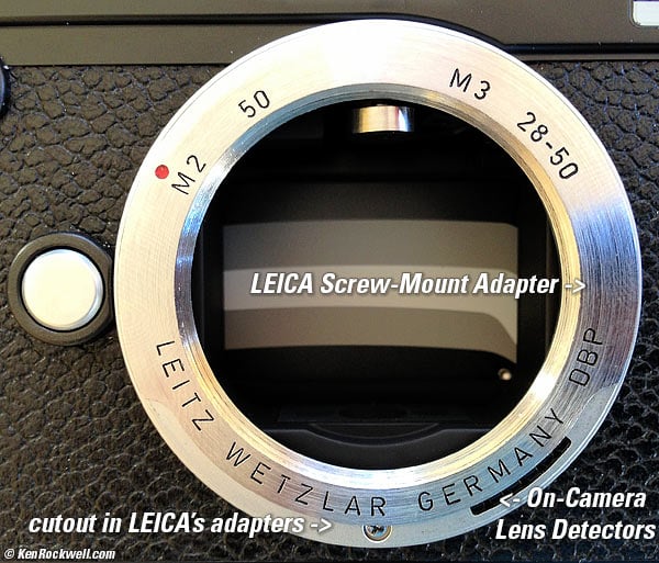 Screw Mount lens on M 2400
