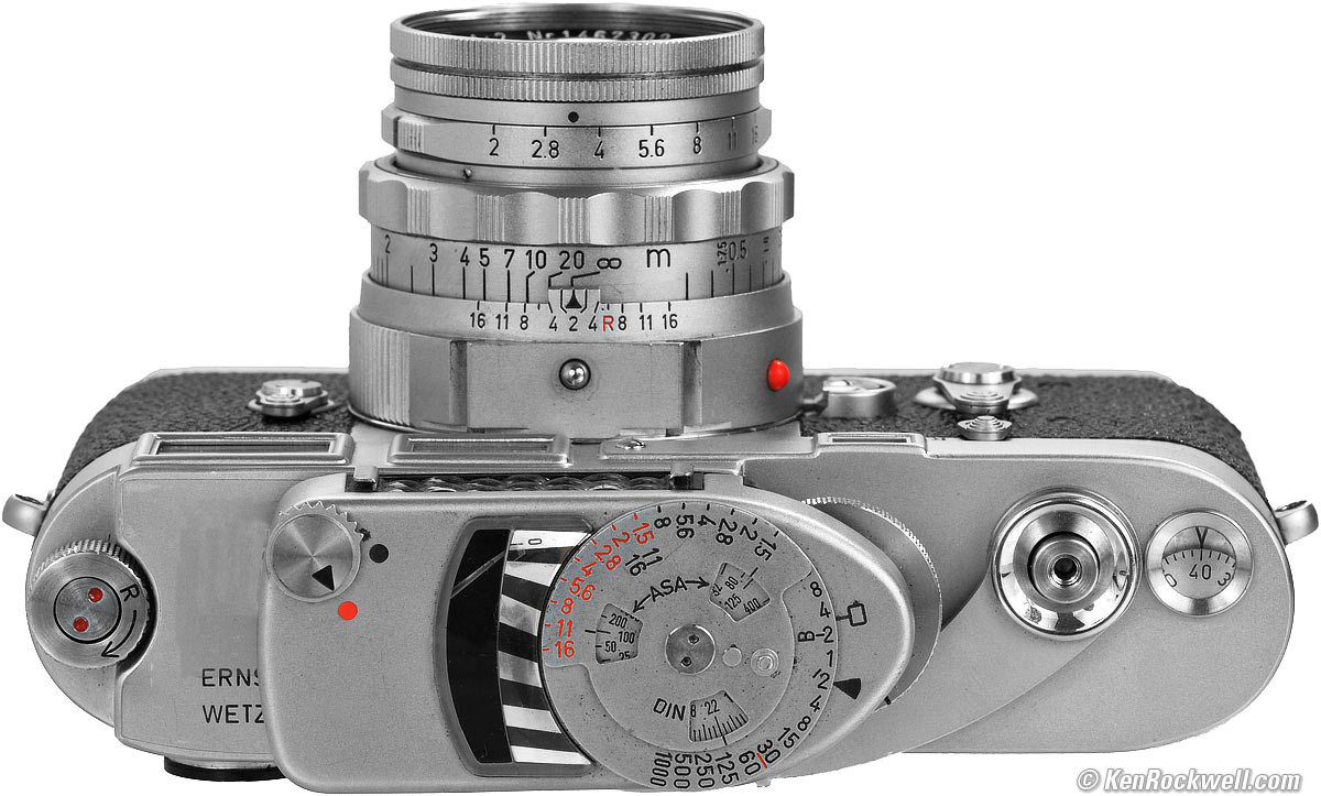 M4 Leica Pour Pièces Leica M MR-4 Noir M2 M4-2 Argent Lumière Mètre Pour M3 M4-P 
