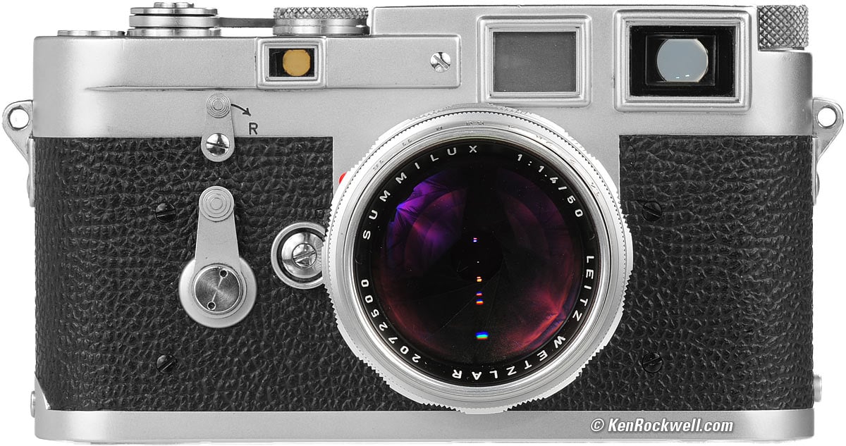Leica Leitz M3 35mm Rangefinder Film Camera #34498D1