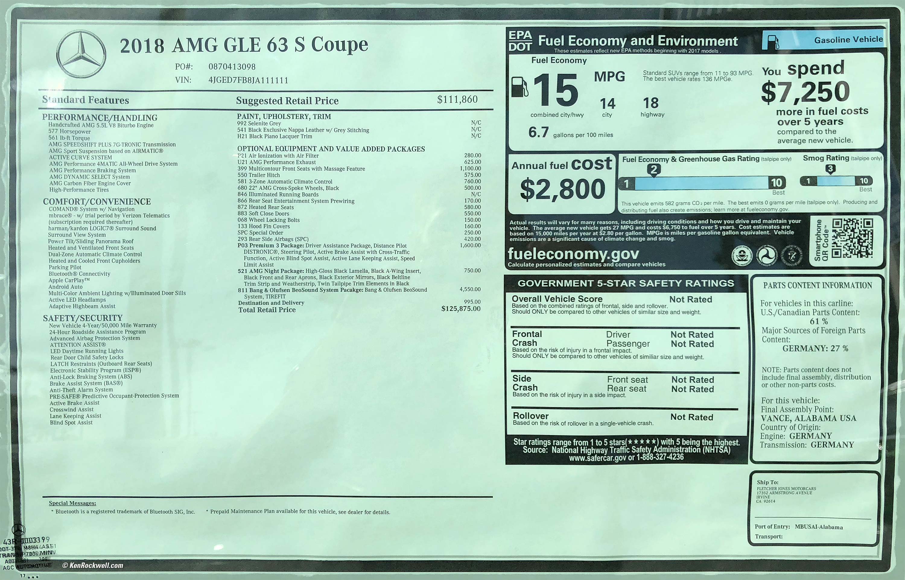 Mercedes AMG GLE 63S Coupe Review