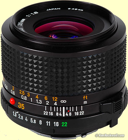 MINOLTA NEW MD 35mm f1.8-