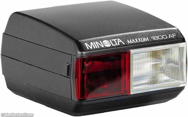 Minolta Maxxum 1800 AF Flash Review