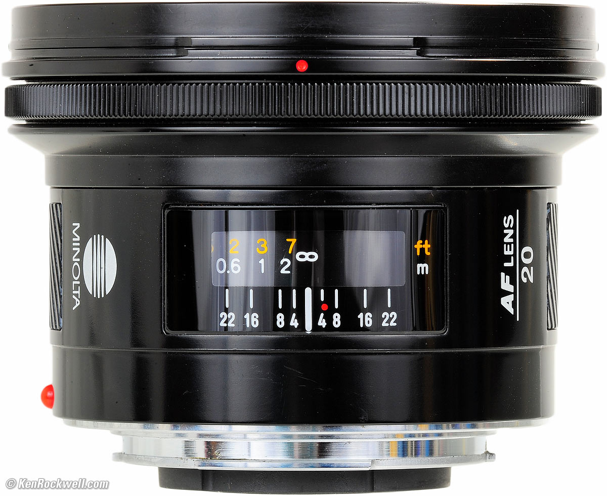 Sony Minolta 20mm f/2.8 Review